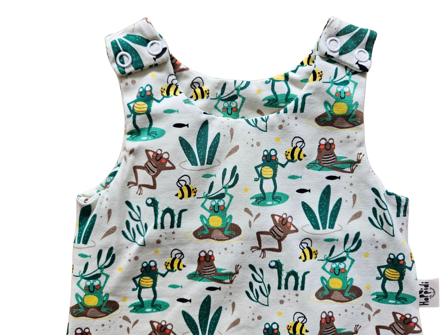 Froggies pond theme harem romper