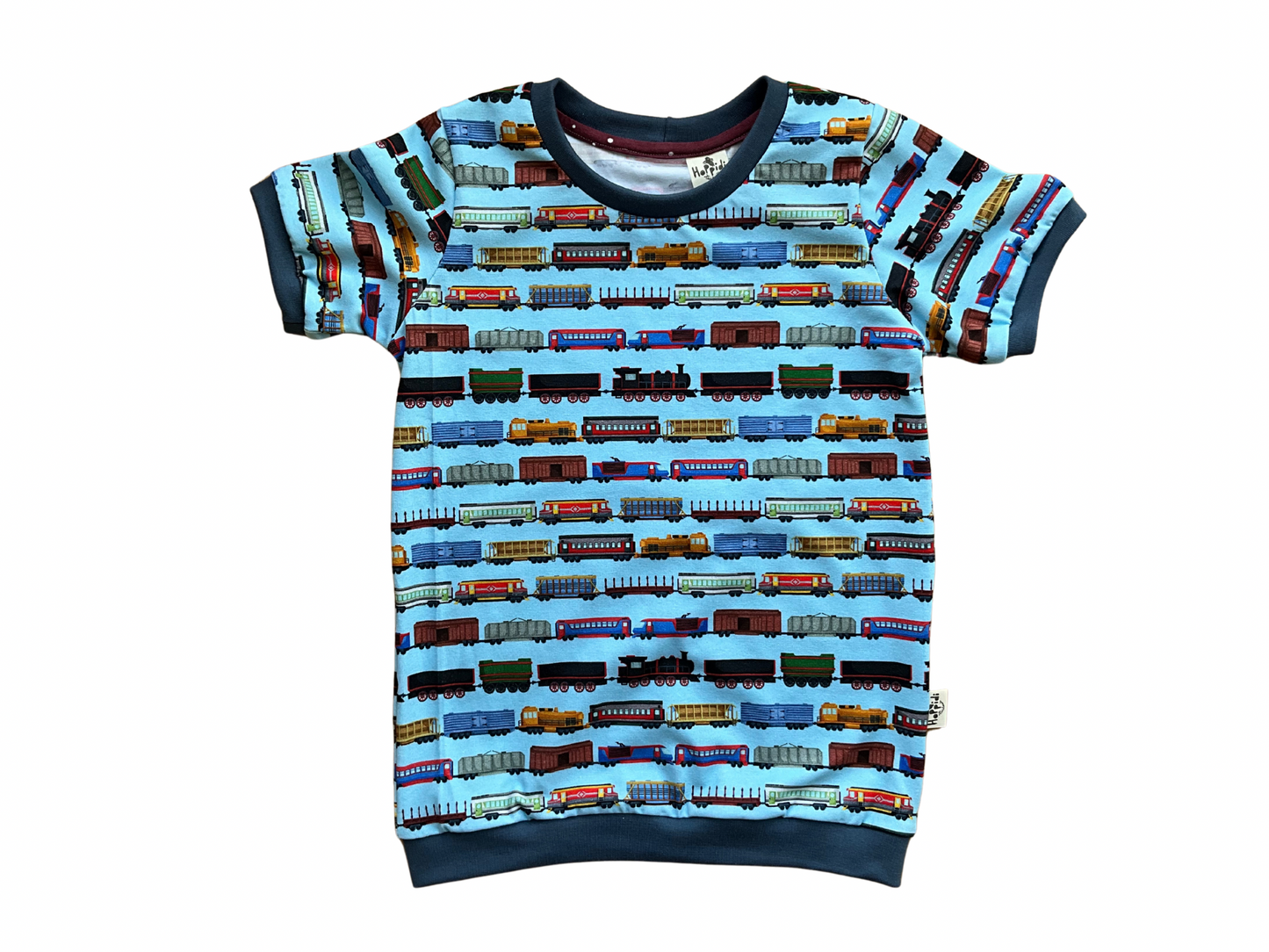 Train themed crew neck sweatshirt