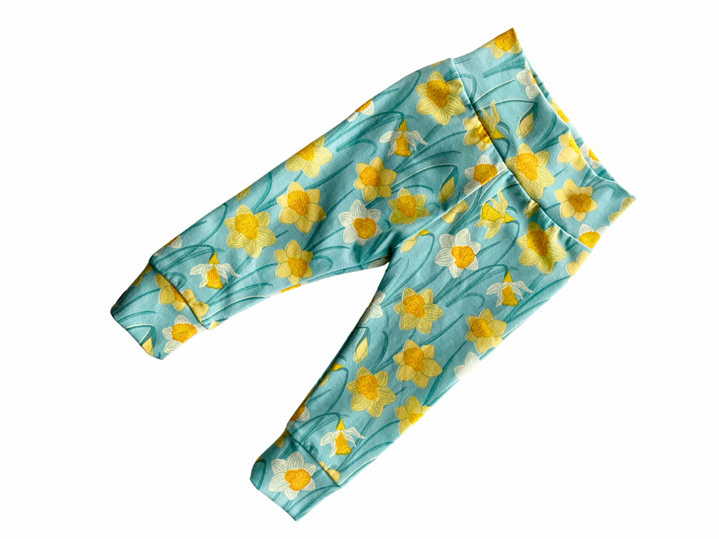 Daffodils leggings with yoga waistband