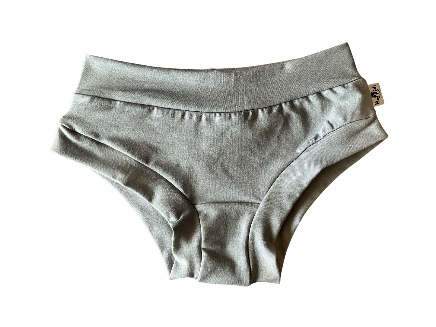 Uni grey organic women’s boyleg or brief undies