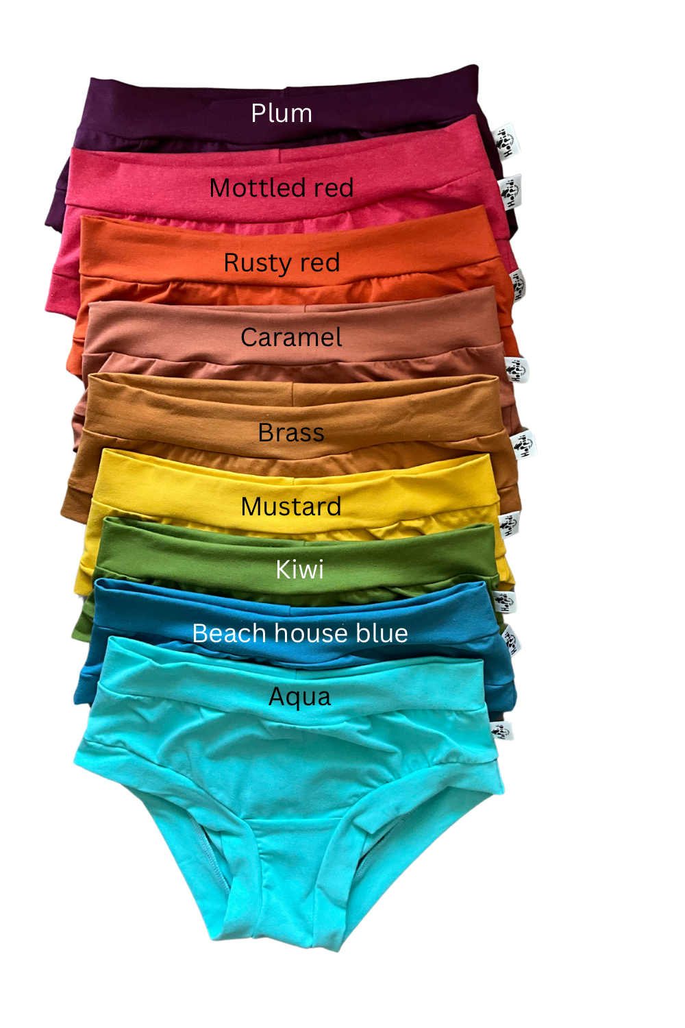 Mustard Yellow Organic Women's Boyleg or Brief Undies