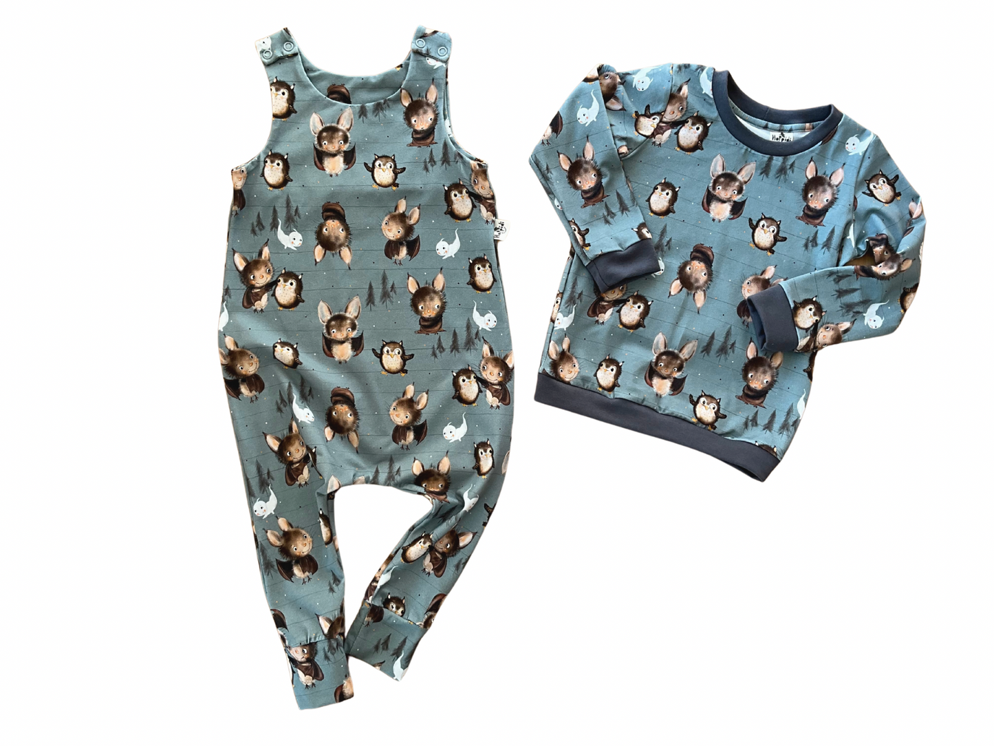 Night owls and cutie bats harem romper