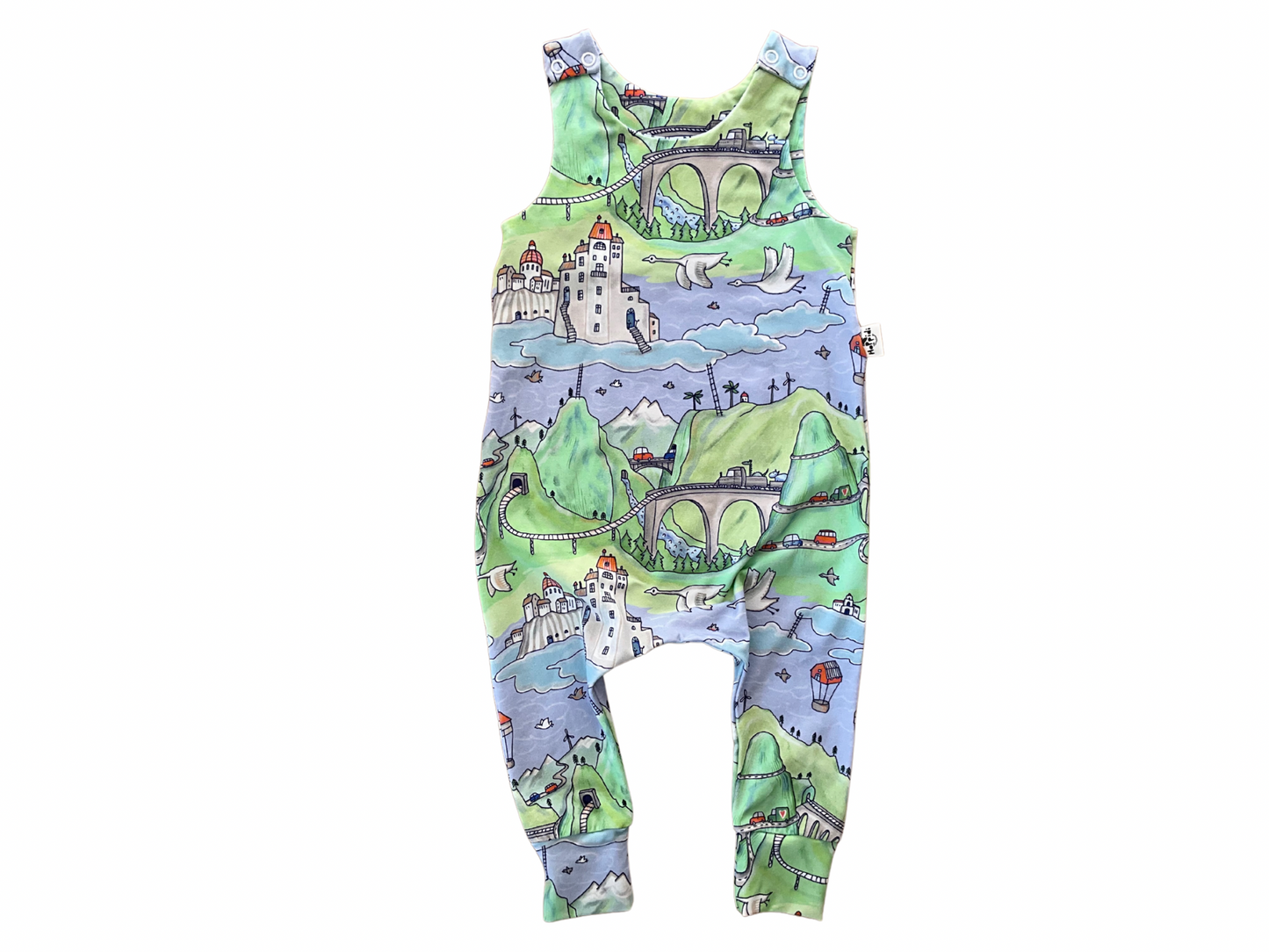 Out and about harem romper
