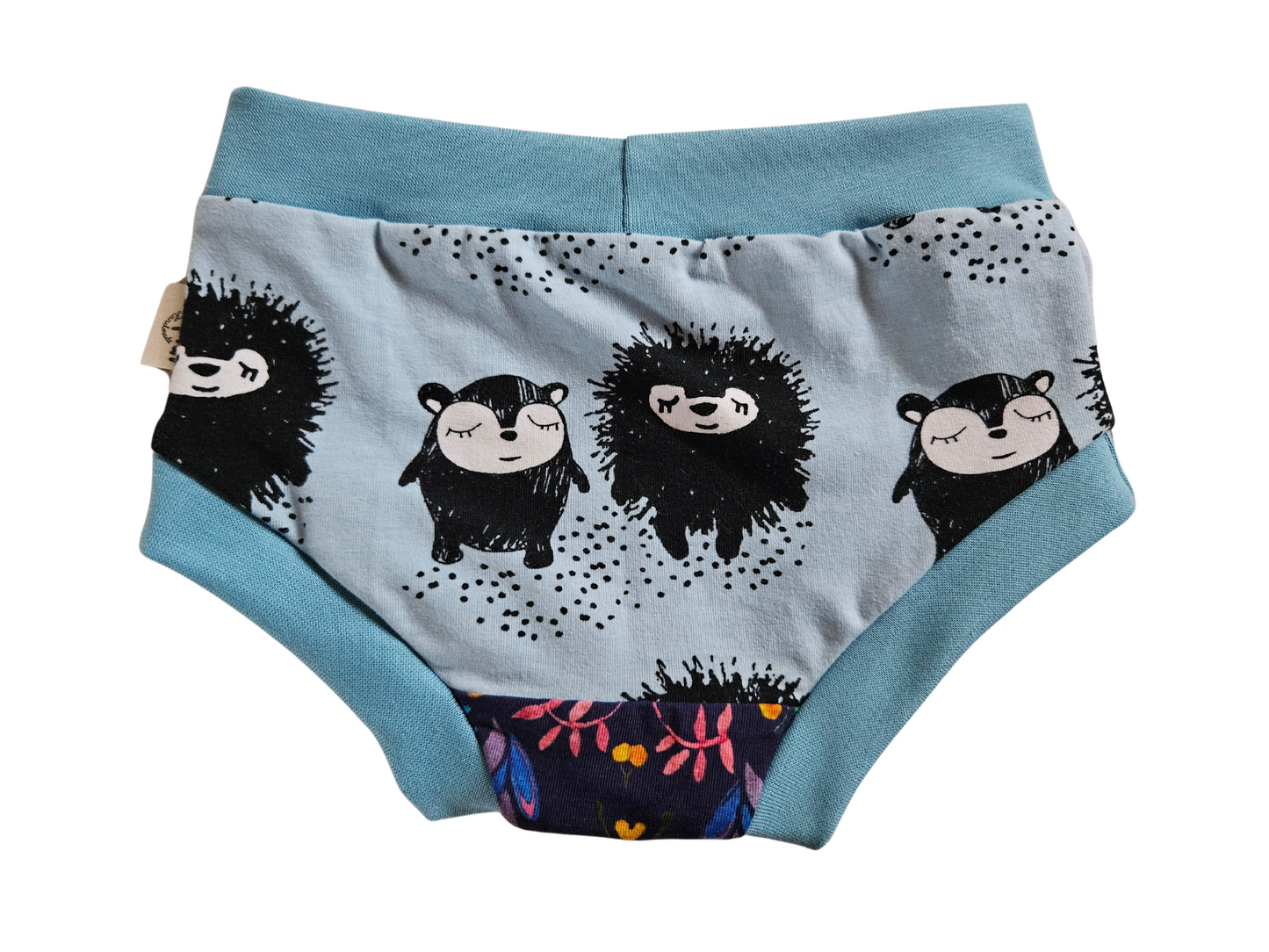 Size 4-5 years READY to SHIP folk art mix organic unisex kids undies
