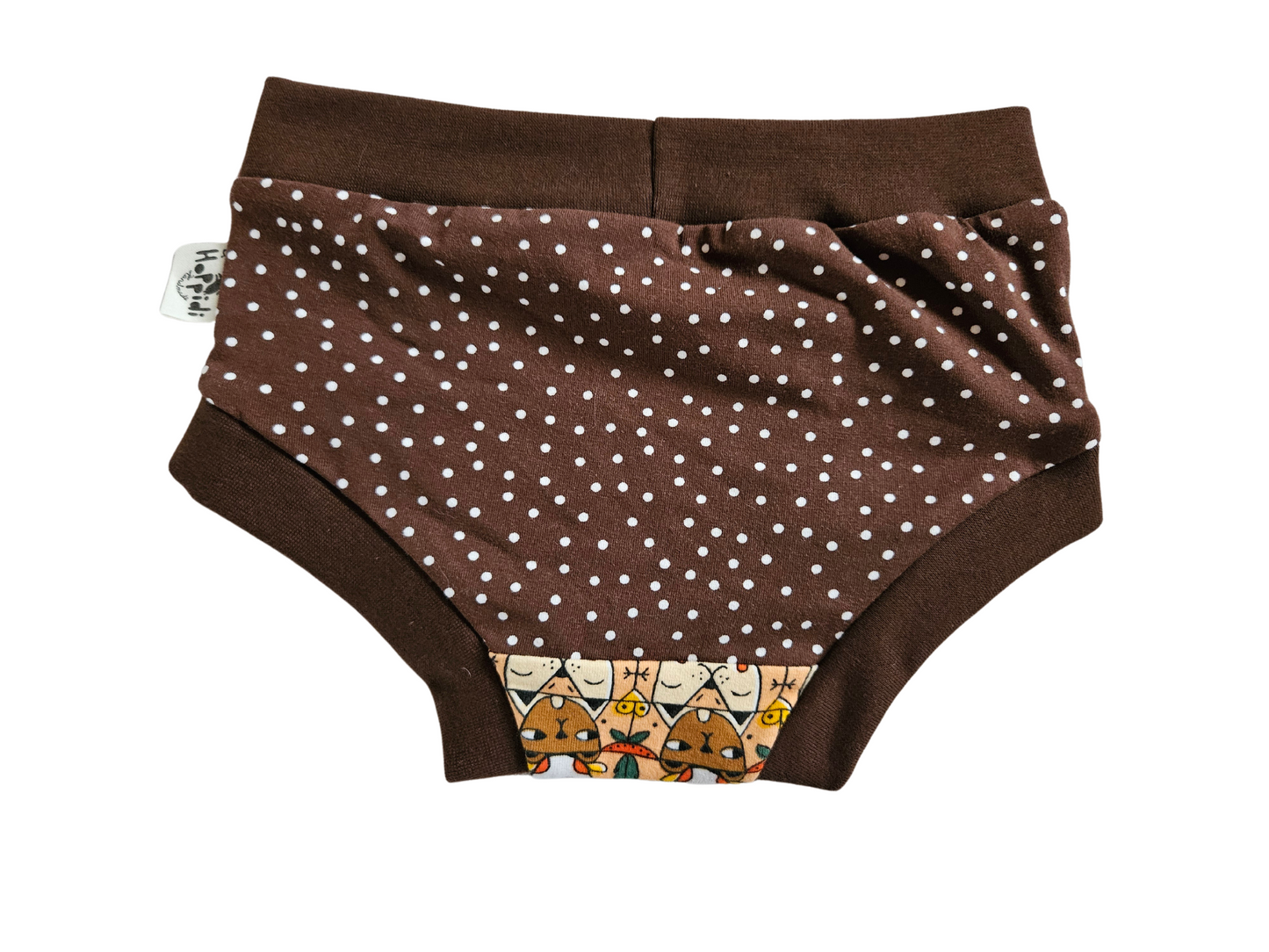 Size 4-5 years READY to SHIP woodland animals organic unisex kids undies