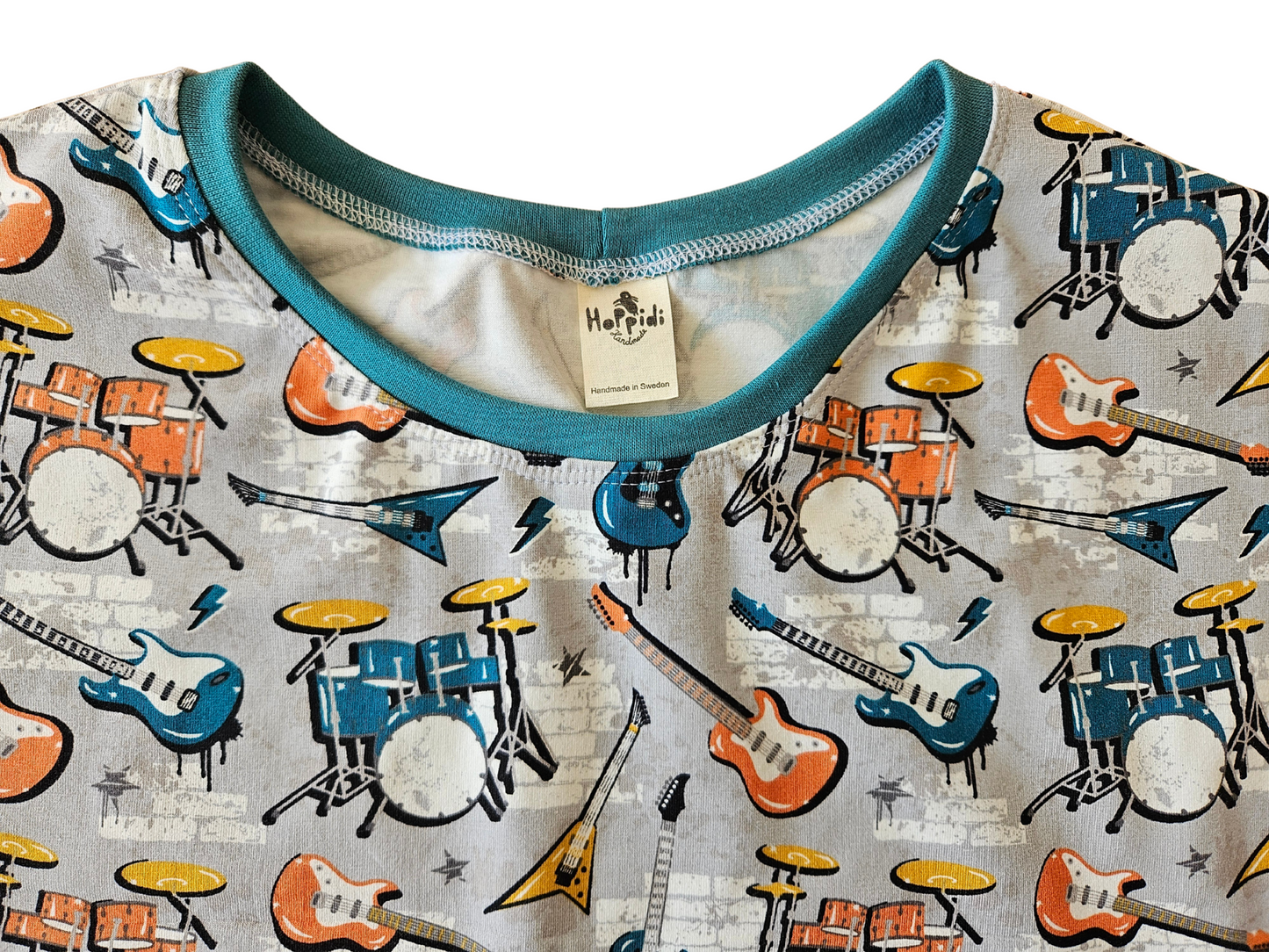 Guitars and drums classic or slouchy t-shirt