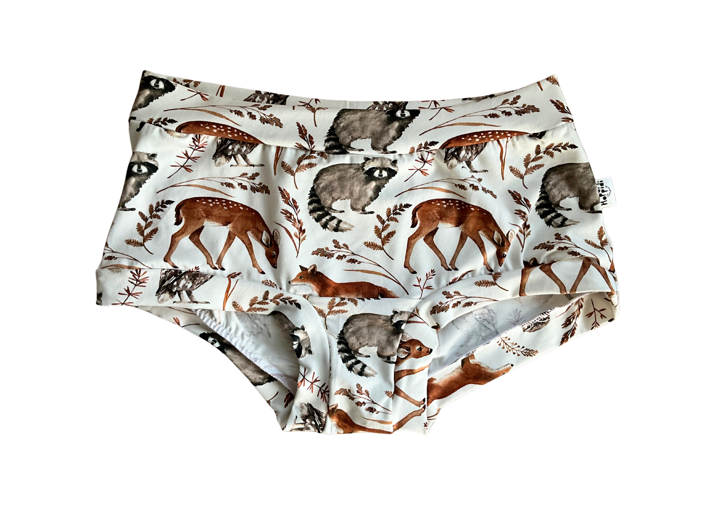 Forest Animals Organic Women's Boyleg or Brief Undies