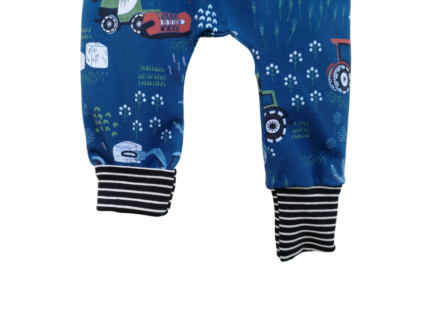 Blue Tractor Harem Pants