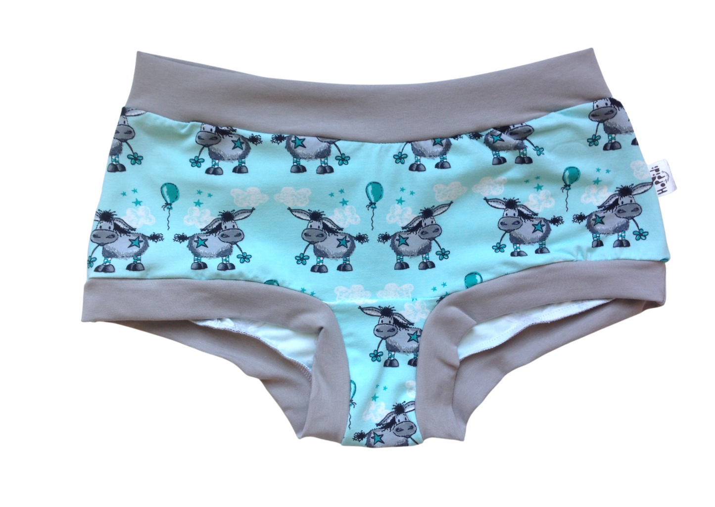 Cute Donkeys Organic Women's Boyleg or Brief Undies