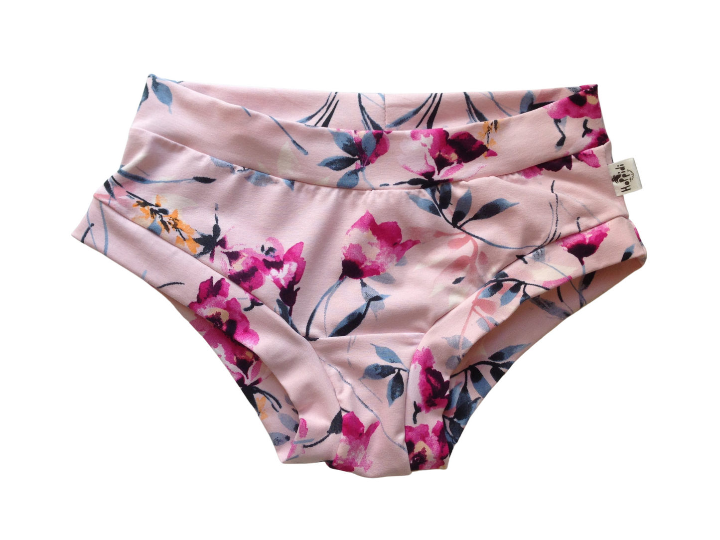 Pink Hibiscus Flower Organic Women's Boyleg or Brief Undies