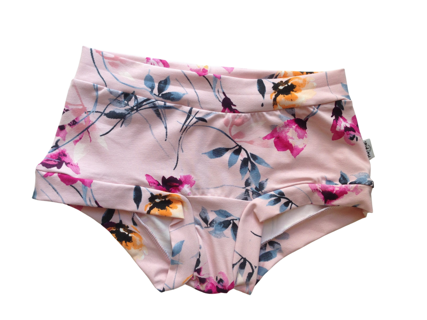 Pink Hibiscus Flower Organic Women's Boyleg or Brief Undies