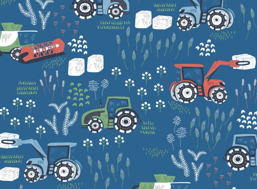 Tractor blue – Hoppidi Handmade