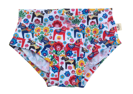 Dala horses Organic Women's Boyleg or Brief Undies