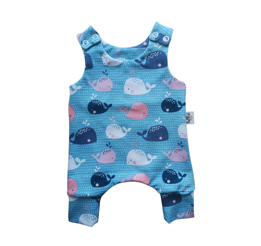 Baby Whales Harem Romper