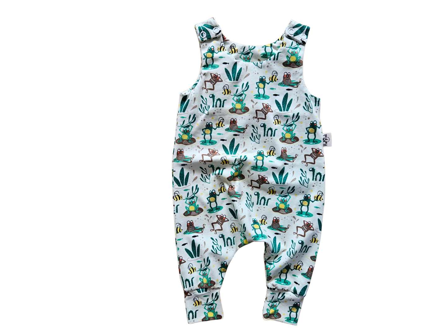 Froggies pond theme harem romper
