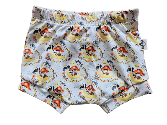 Monkey pirates summer shorts