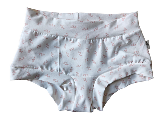 Tiny roses organic women's boyleg or brief undies