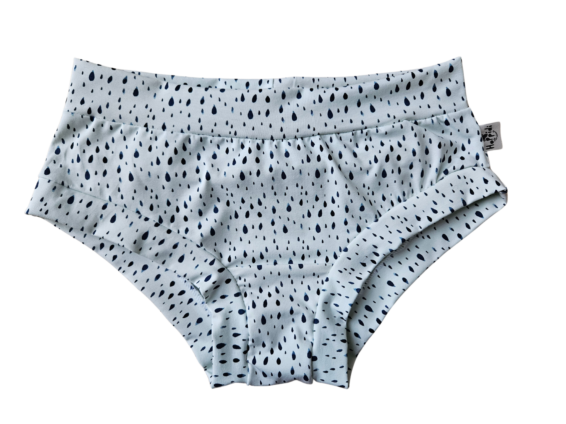 Ladies briefs underwear with raindrops pattern