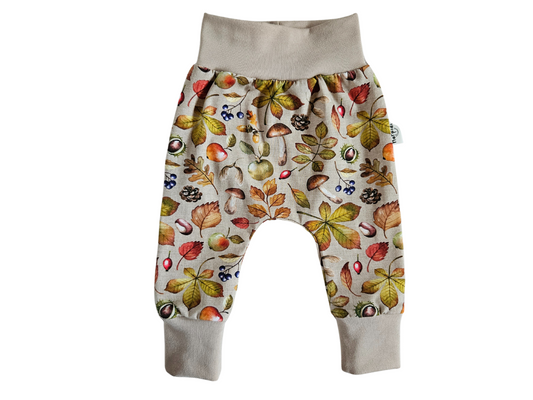 3-6 months READY TO SHIP fall foliage harem pants