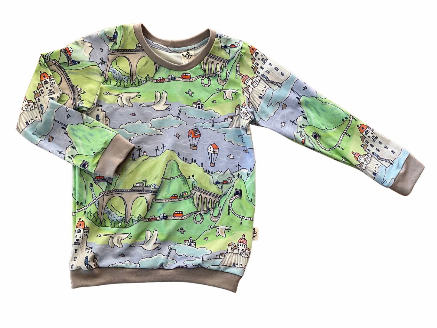 Out and about crew neck sweatshirt