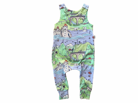 Out and about harem romper