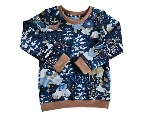 Magic winter crew neck sweatshirt