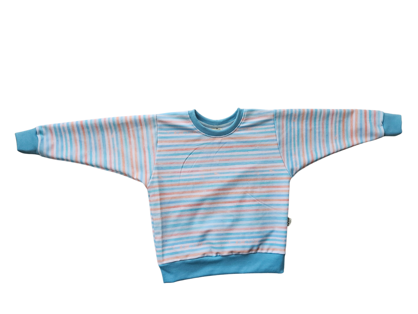 Striped french terry lounge set