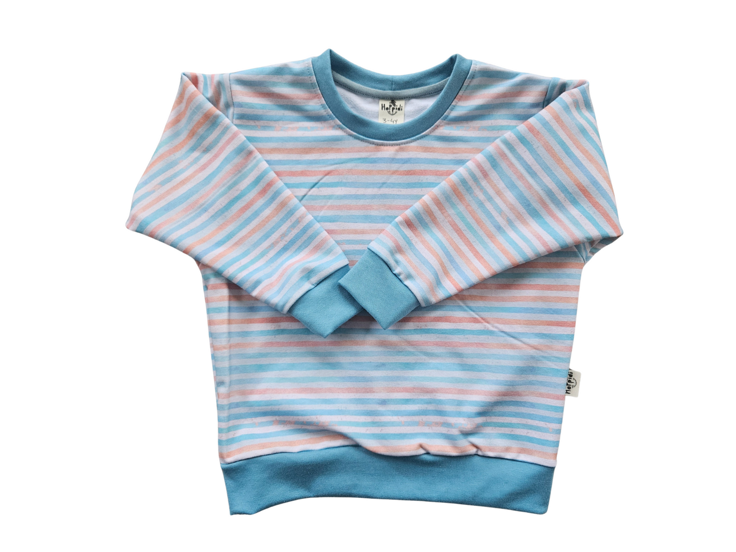 Striped french terry lounge set