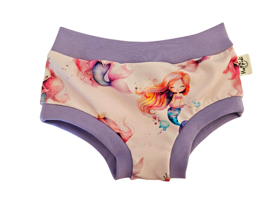 Mermaids organic unisex kids undies