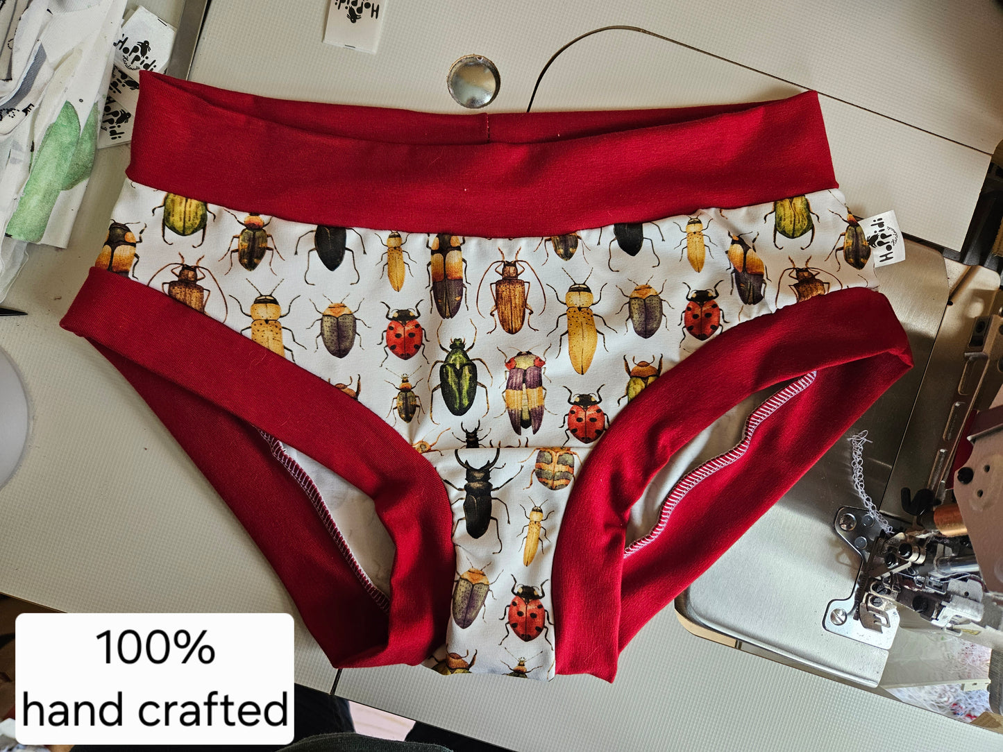 Bugs and crawlers organic women's boyleg or brief undies