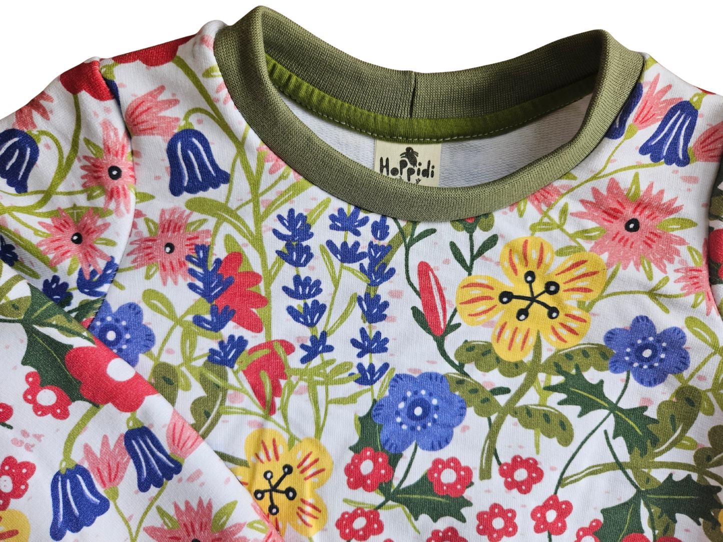 Floral french terry lounge set