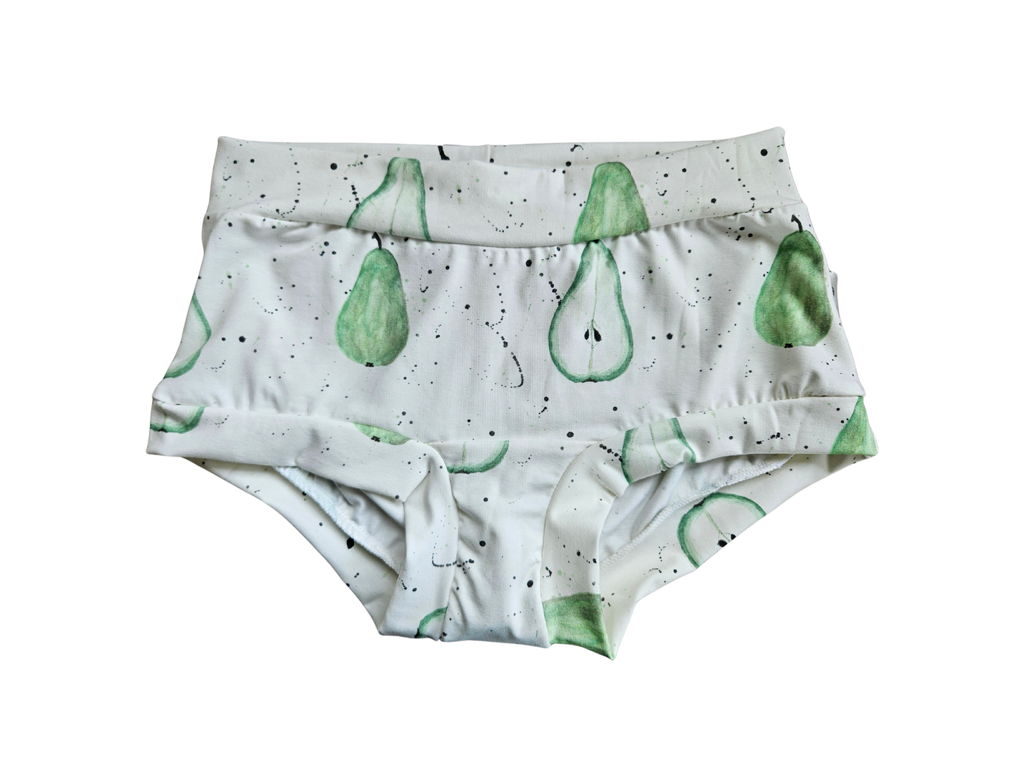 Green pears organic women's boyleg or brief undies