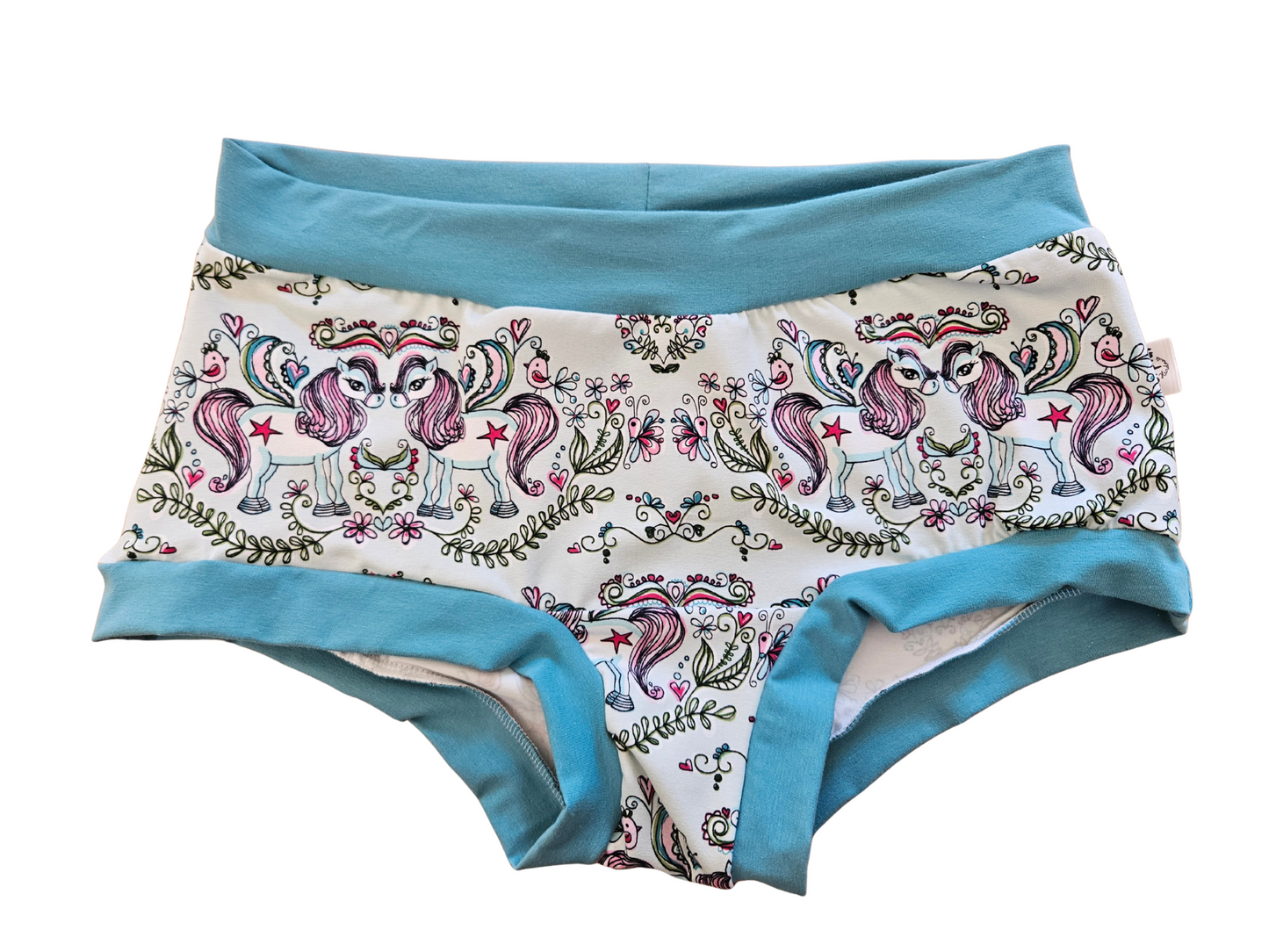 Ponies Organic Women's Boyleg or Brief Undies