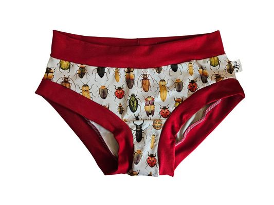 Bugs and crawlers organic women's boyleg or brief undies