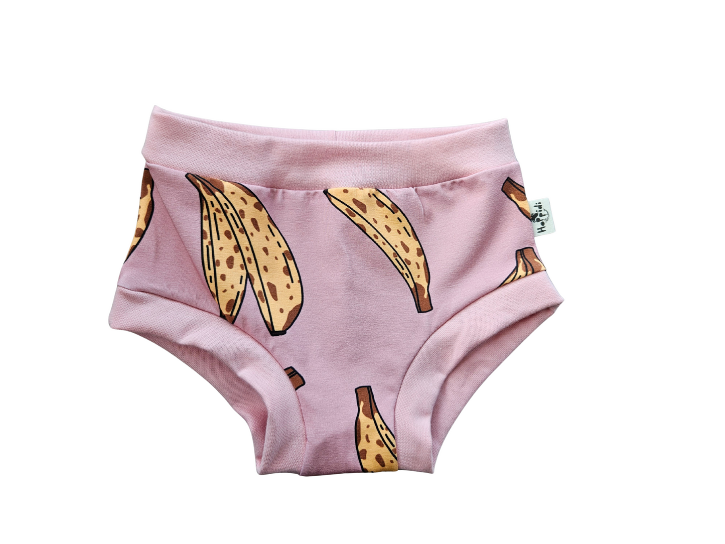 Ripe bananas organic unisex kids undies