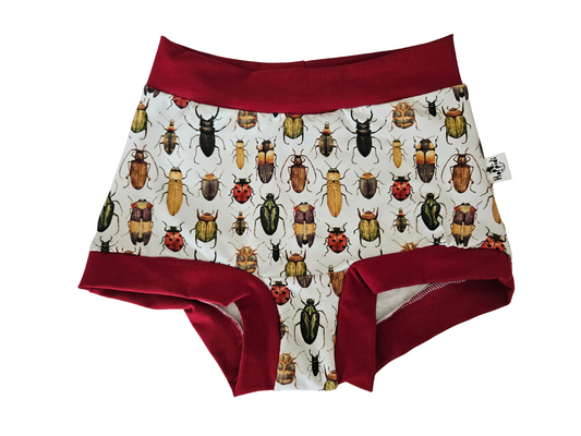 Bugs high waisted organic women's boyleg or brief undies