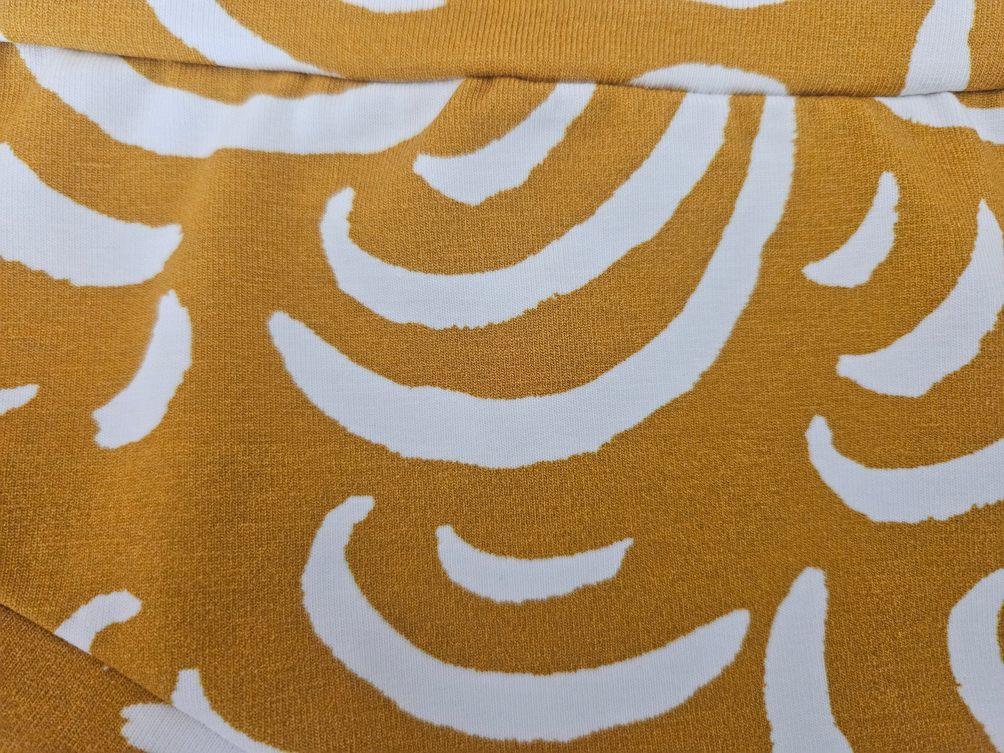 Mustard yellow Tiger Swirls Organic Women's Boyleg or Brief Undies