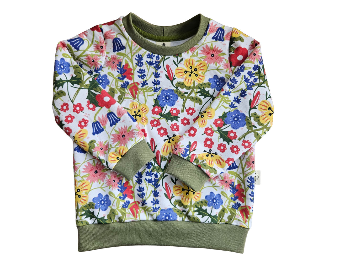 Floral french terry lounge set