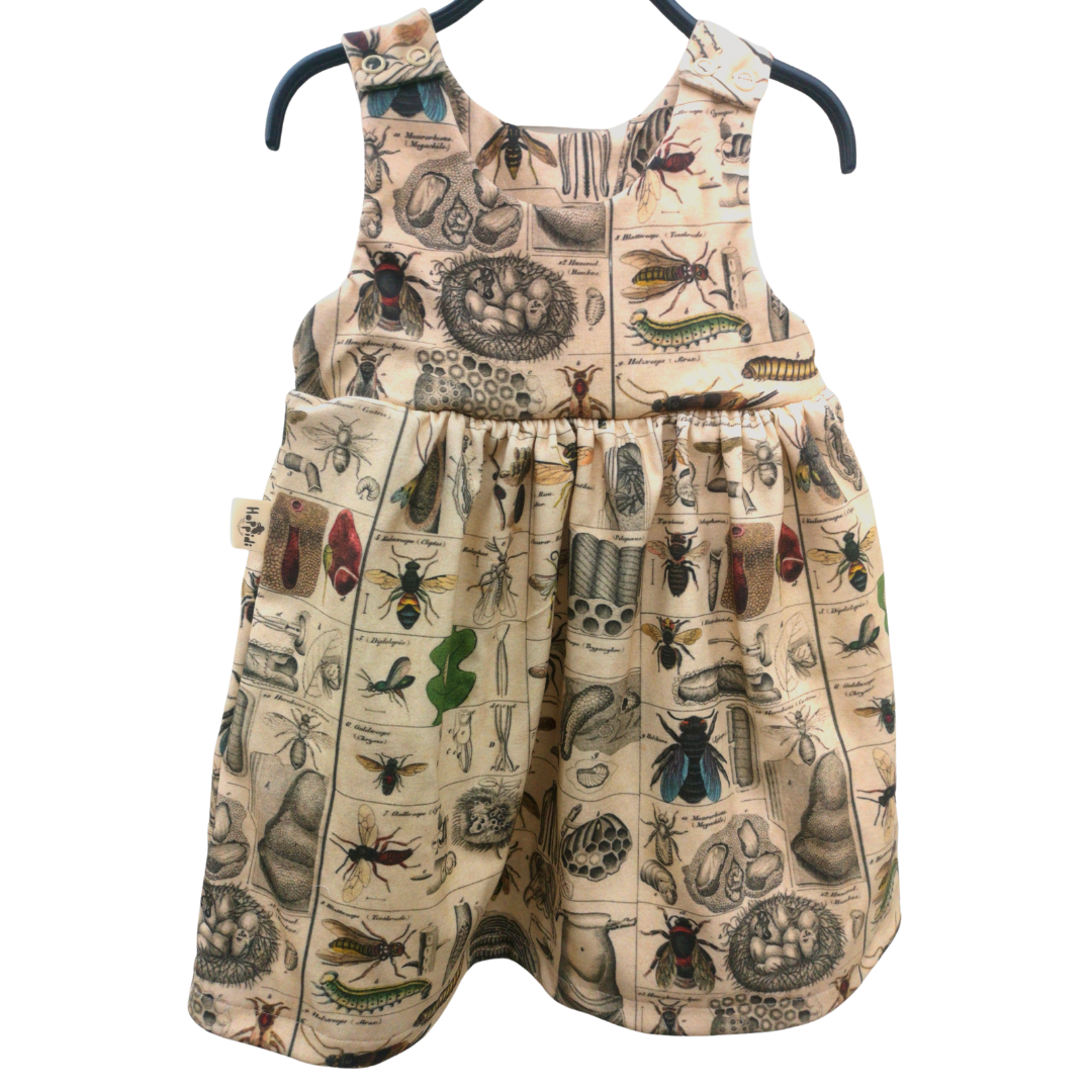 Historical Insects Romper Dress