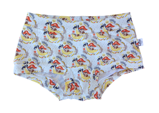 Monkey Pirate Organic Women's Boyleg or Brief Undies