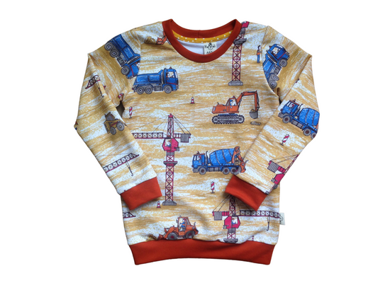 Construction Site Crew Neck Sweatshirt