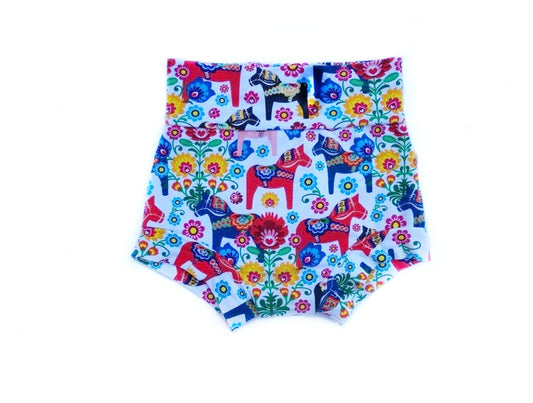 Dala Horses High Waisted Bummies