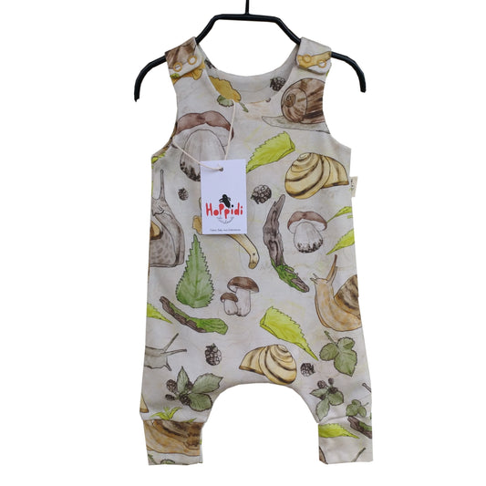 Woodland Snails Harem Romper