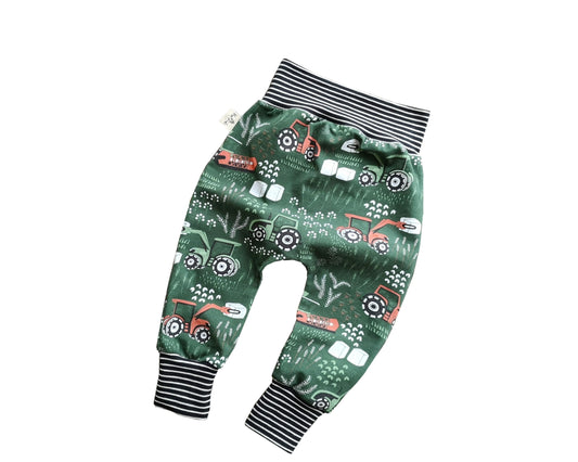 Green Tractor Harem Pants