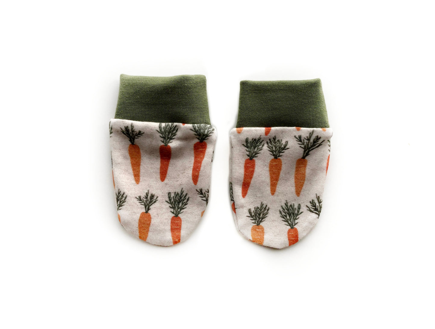 Carrots Baby Non-Scratch Mittens