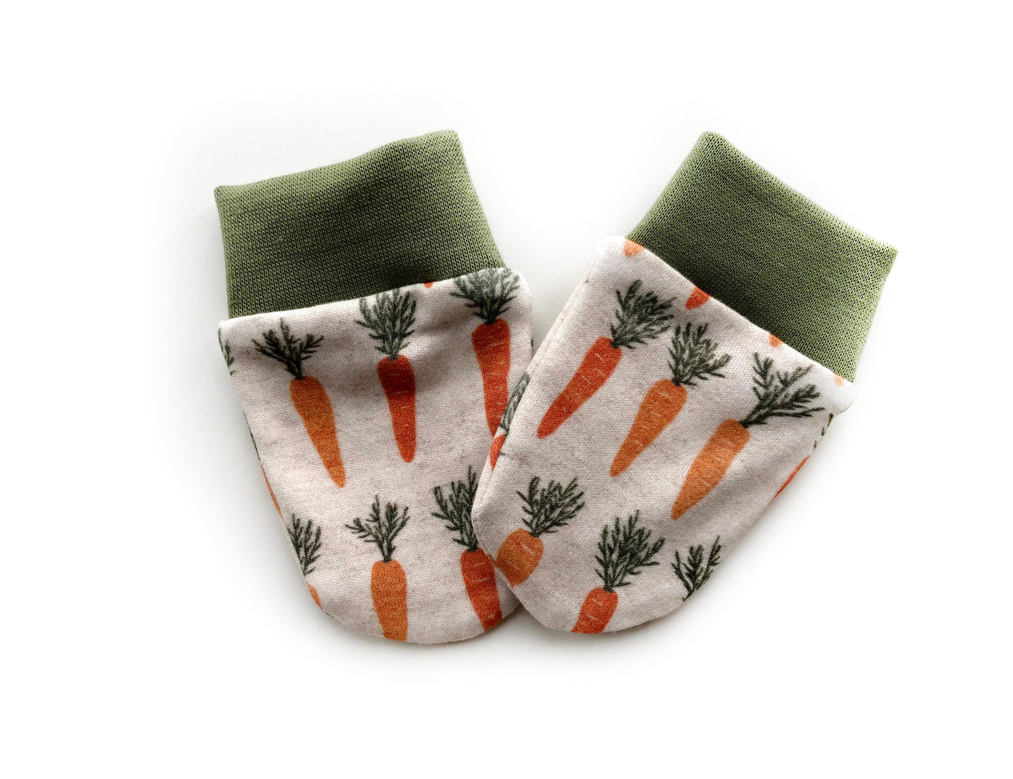 Carrots Baby Non-Scratch Mittens
